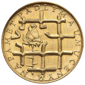 Foreign Coins - CECCOSLOVACCHIA 1944 Ducat Medal (1972) Rosa d...