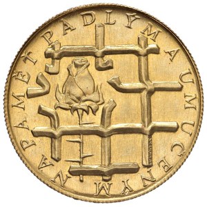 Foreign Coins - CECCOSLOVACCHIA 1944 Ducat Medal (1972) Rosa d...