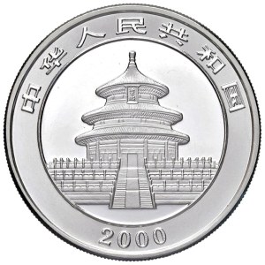 Foreign coins - CINA 10 Yuan 2000 - AG (g 31,49) Colorized...