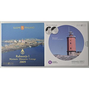 Foreign coins - FINLANDIA Lotto di cinque divisionali Euro 2008, 2...