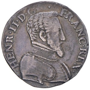 Foreign coins - FRANCIA Enrico II (1547-1559) Testone 1552 A - Gad...