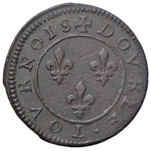 Foreign Coins - FRANCE Henry III (1574–1589) Double tournois, undated...