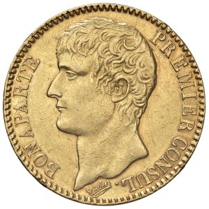 Pièces étrangères - FRANCE Consulat (1799-1804) 40 francs A. XI A -...
