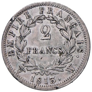 Foreign Coins - FRANCE Napoleon (1804–1815) 2 Francs 1813 W Lil...