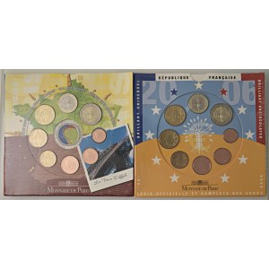 Foreign Coins - FRANCE: Euro Subdivisions from 2005 to 2010. Lot of...