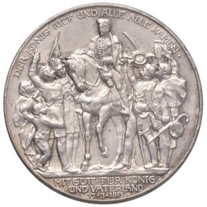 Zahraniční mince – NĚMECKO Vilém II. (1888–1918) 3 marky 1913 A ...