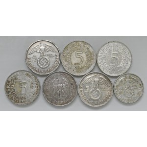 Foreign coins - GERMANIA Lotto di sette monete come da foto...