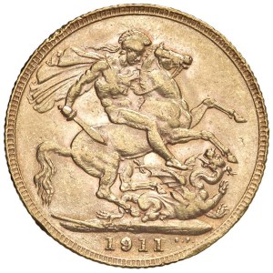 Foreign Coins - ENGLAND George V (1910–1936) 1911 Sterling - ...