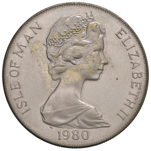 Foreign coins - ISOLE MAN Elisabetta II 81952-2022) Crown 1980 - K...