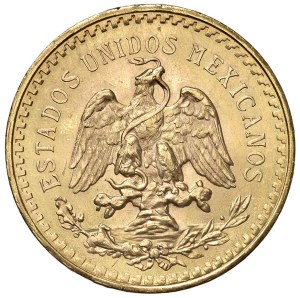 Foreign coins - MESSICO 50 Pesos 1945 - AU (g 41,66) Colpi al bord...