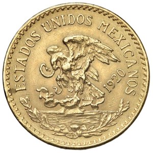 Foreign coins - MESSICO 20 Pesos 1919 - AU (g 16,65) Colpetti al b...