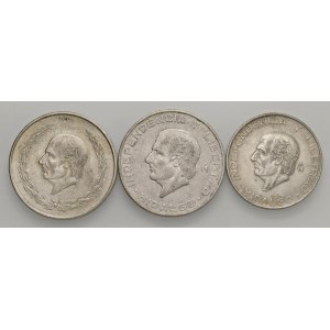 Foreign coins - MEXICO Set of three coins as shown in the photo. Upon examination...