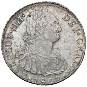 Foreign Coins - SPAIN Charles IV (1788–1808) Lima - 8 Reales 1802 I...