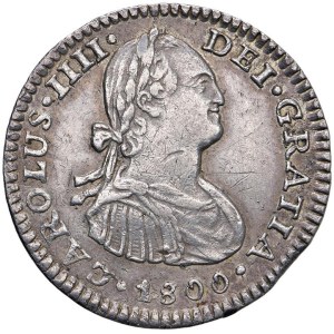 Foreign coins - SPAGNA Carlo IV (1788-1808) Messico - Real 1800 FM...