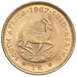 Zahraniční mince – JIŽNÍ AFRIKA Rand 1967 – KM 63 AU (3,98 g)...
