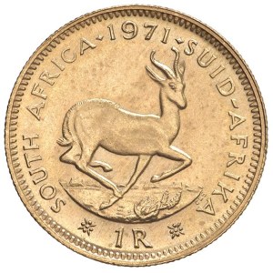 Ausländische Münzen – SÜDAFRIKA Rand 1971 – KM 63 AU (4,00 g)...