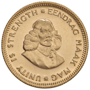 Zahraniční mince – JIŽNÍ AFRIKA Rand 1973 – KM 63 AU (4,00 g)...
