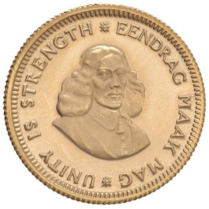 Zahraničné mince – Južná Afrika, rand 1977 – KM 63 AU (4,00 g)...