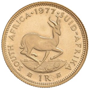 Zahraničné mince – Južná Afrika, rand 1977 – KM 63 AU (4,00 g)...
