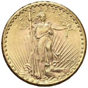 Foreign coins - USA 20 Dollari 1926 - KM 131 AU (g 33,46) Minimi s...