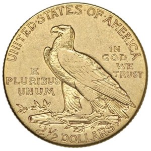 Foreign coins - USA 2 1/2 Dollari 1912 - KM 128 AU (g 4,10)...