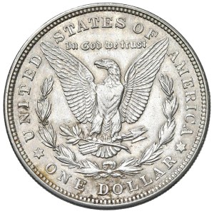 Monety zagraniczne – dolar amerykański z 1921 r., D – KM 110 AG (26,75 g)...