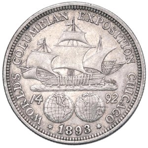 Foreign coins - USA Mezzo dollaro 1893 - KM 117 AG (g 12,40) Colpe...