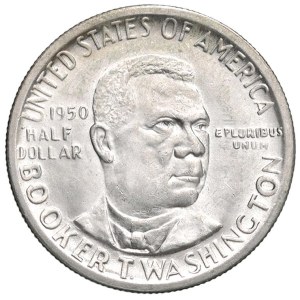 Foreign Coins - USA 1950 S Half Dollar, Booker T. Washington, Memo...