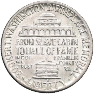 Foreign Coins - USA 1950 S Half Dollar, Booker T. Washington, Memo...