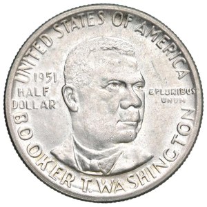 Foreign Coins - USA 1951 Half Dollar, Booker T. Washington Commemorative...