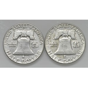 Foreign Coins - U.S. Half Dollar 1952 and 1960 - AG Set of two...