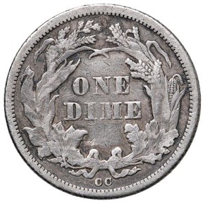 Foreign coins - USA One dime 1876 - KM #A92 AG (2.43 g)...