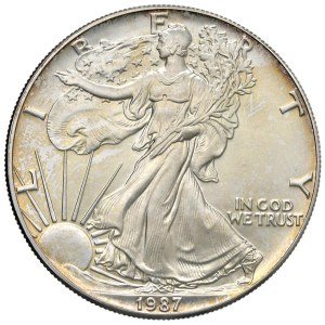 Foreign Coins - 1987 U.S. Ounce - AG (31.41 g)...