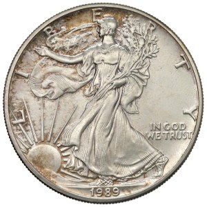 Foreign Coins - 1989 U.S. Ounce - AG (31.49 g)...