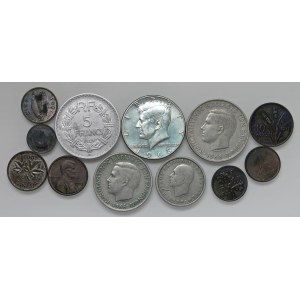 Foreign coins - Assortment of coins as shown in the photo. To be examined, ...