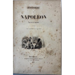 Napoleonské medaily – M. de Norvins, Histoire de Napoleon, Brusel 183...