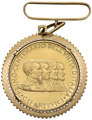 Savoy medals - Medaglia 1861 - 1961 Unità d'Italia - Opus: Giampa...