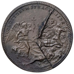 Papežské a náboženské medaile – Řehoř XIII. (1572–1585) Medaile A. I. 1572 Strag...
