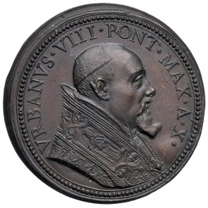 Papal and Religious medals - Urbano VIII (1623-1644) Medaglia A. X 1633 Il Bald...
