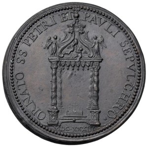 Papal and Religious medals - Urbano VIII (1623-1644) Medaglia A. X 1633 Il Bald...