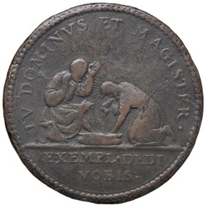 Pápežské a náboženské medaily – Alenš VII. (1655–1667) Odliata medaila A. V. (166...
