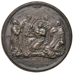 Papal and Religious Medals - Clement X (1670–1676) Medal 1671 A. II Canoniz...