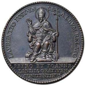 Päpstliche und religiöse Medaillen – Alexander VIII. (1689–1691) Medaille von 1690 zur Heiligsprechung...