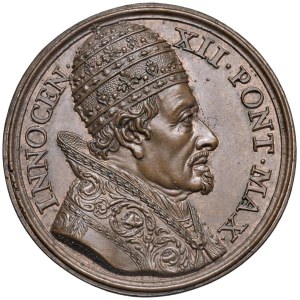 Medale papieskie i religijne – Innocenty XII (1691–1700) Medal bez daty. Com...