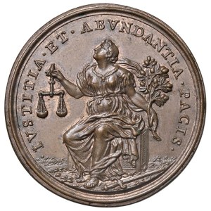 Medale papieskie i religijne – Innocenty XII (1691–1700) Medal bez daty. Com...