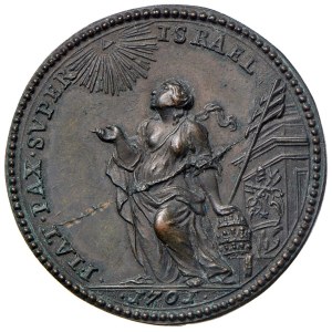 Papal and Religious Medals - Clement XI (1700–1721) Medal, Year I, 1701, Exhortation...
