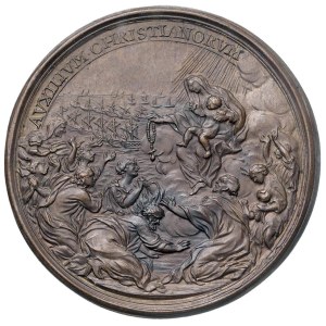 Medale papieskie i religijne – Klemens XI (1700–1721) Medal z XVI roku pontyfikatu (1716) P...