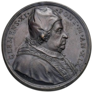 Papal and Religious Medals - Clement XI (1700–1721) Medal, Year XIX (1719) G...
