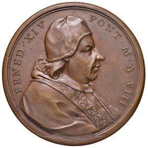 Papal and Religious Medals - Benedict XIV (1740–1758) Medal A. VIII 1748 – ...
