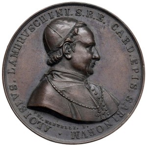 Papežské a církevní medaile – Gregor XVI. (1831–1846) Medaile z roku 1843, kardinál L...